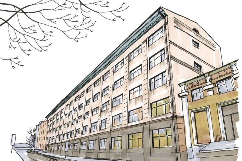 'HSE. Basis': 3 Bolshoy Tryokhsvyatitelsky Pereulok Illustration for news: 'HSE. Basis': 3 Bolshoy Tryokhsvyatitelsky Pereulok