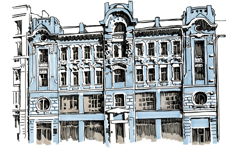 HSE.Cornerstone: 18 Myasnitskaya Illustration for news: HSE.Cornerstone: 18 Myasnitskaya