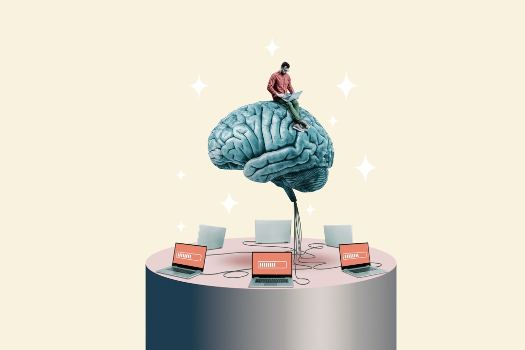 Иллюстрация к новости: Больше не одинокий гений: как сохранить идентичность ученого в эпоху ИИ